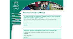 Desktop Screenshot of livesthroughfriends.org